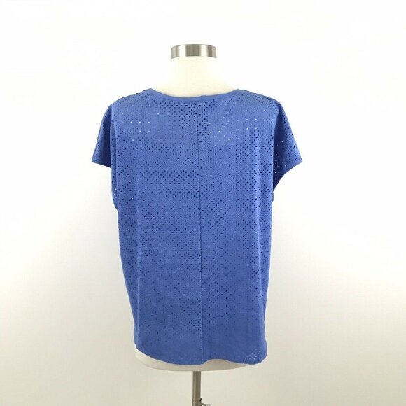 Conrad C Collection Top Women 10 Blue Suede Laser Cut - Picture 3 of 6